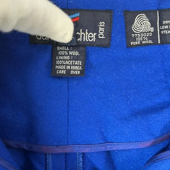 Daniel Hechter Paris Wool Pleats wide legs pants Size 8 - Picture 10 of 17